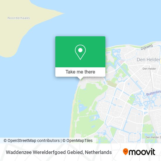 Waddenzee Werelderfgoed Gebied map
