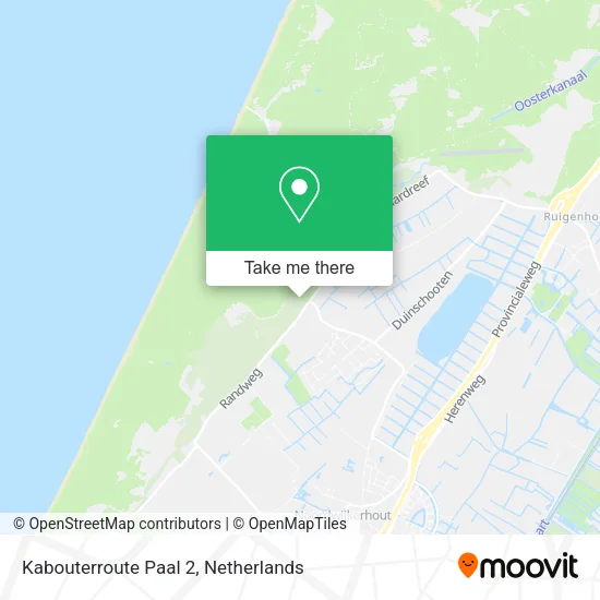 Kabouterroute Paal 2 map