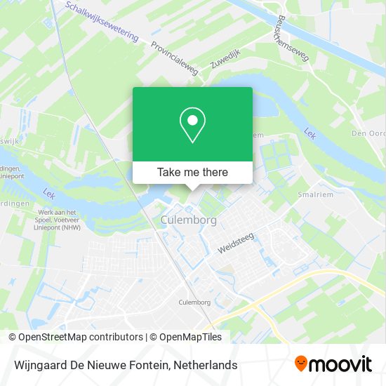 Wijngaard De Nieuwe Fontein map