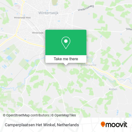Camperplaatsen Het Winkel map
