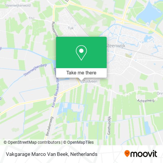 Vakgarage Marco Van Beek map