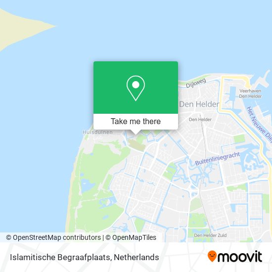 Islamitische Begraafplaats map
