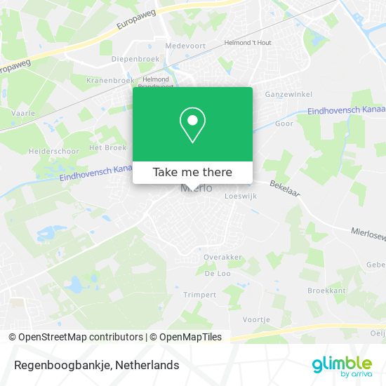 Regenboogbankje map