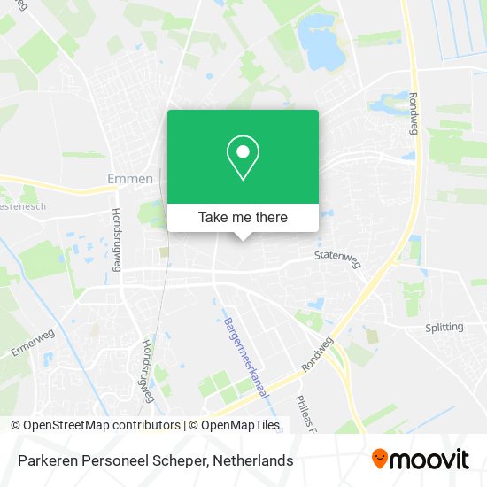 Parkeren Personeel Scheper Karte