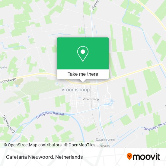 Cafetaria Nieuwoord Karte