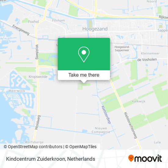 Kindcentrum Zuiderkroon Karte