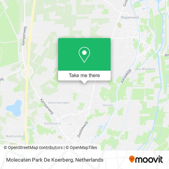 Molecaten Park De Koerberg map