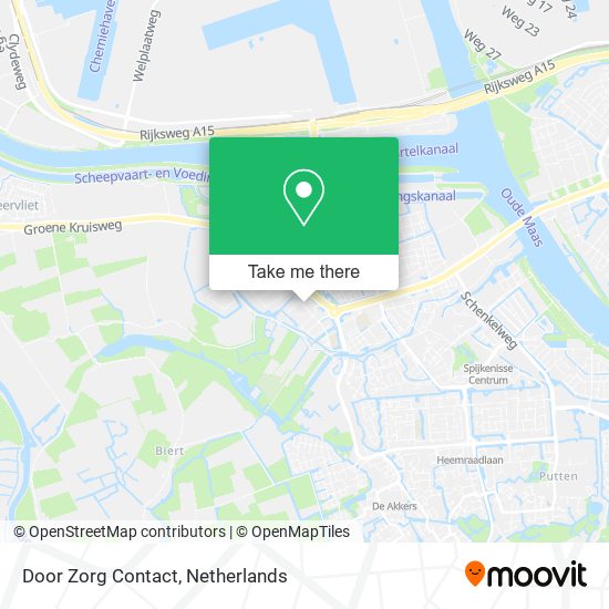 Door Zorg Contact map