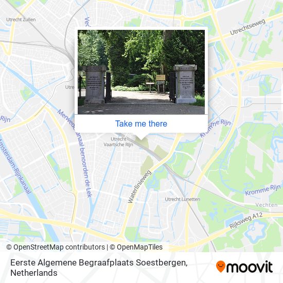 Eerste Algemene Begraafplaats Soestbergen map
