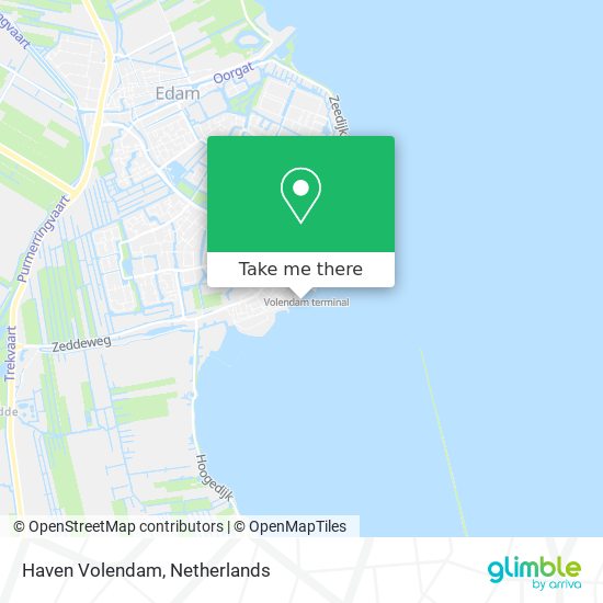 Haven Volendam map