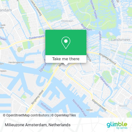 Milieuzone Amsterdam map