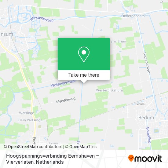 Hoogspanningsverbinding Eemshaven – Vierverlaten map