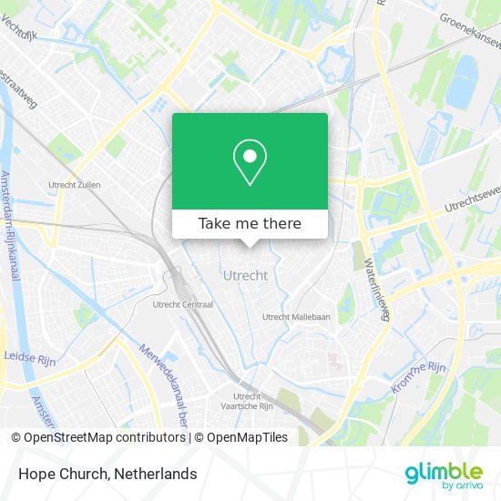 Hope Church map
