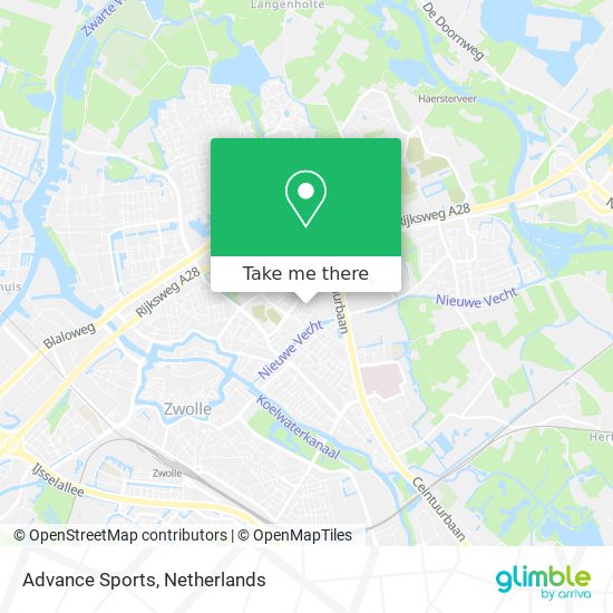 Advance Sports map