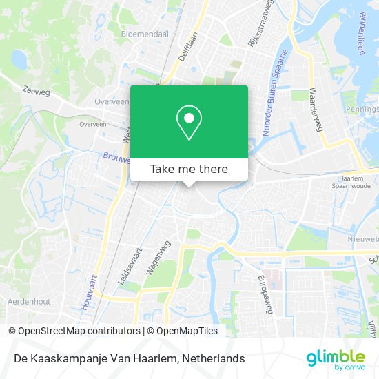 De Kaaskampanje Van Haarlem Karte