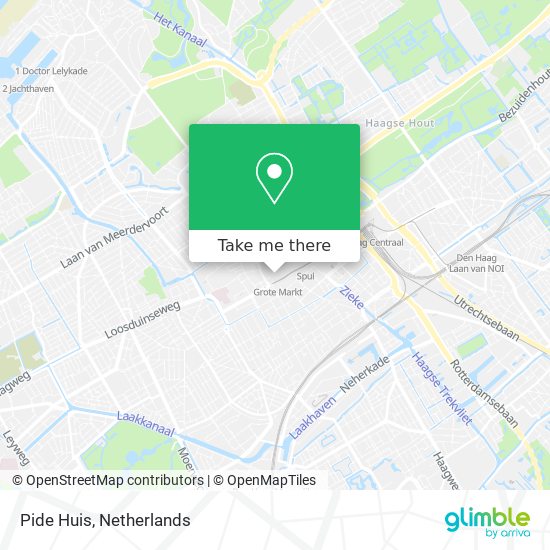 Pide Huis map