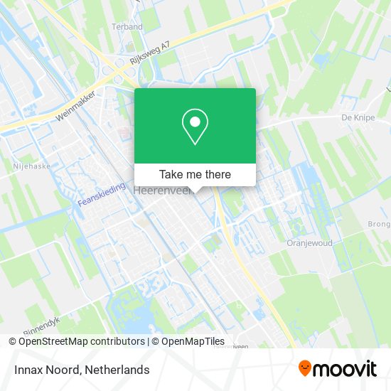 Innax Noord map