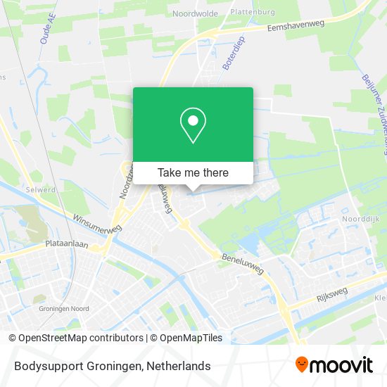 Bodysupport Groningen Karte