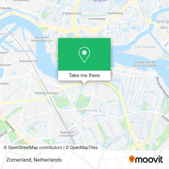 Zomerland Karte