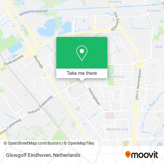 Glowgolf Eindhoven Karte