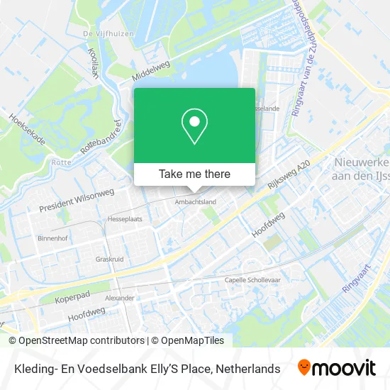 Kleding- En Voedselbank Elly’S Place map