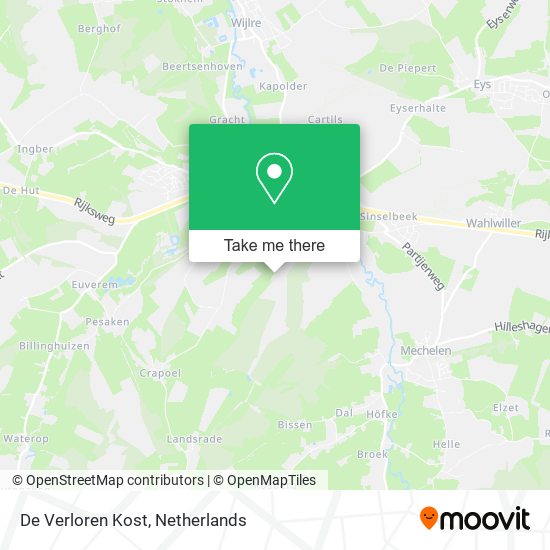 De Verloren Kost map