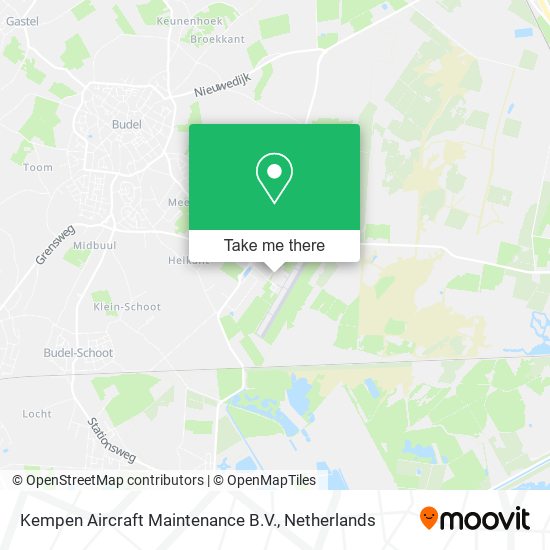 Kempen Aircraft Maintenance B.V. Karte