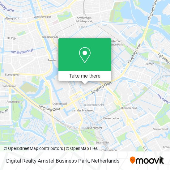 Digital Realty Amstel Business Park map