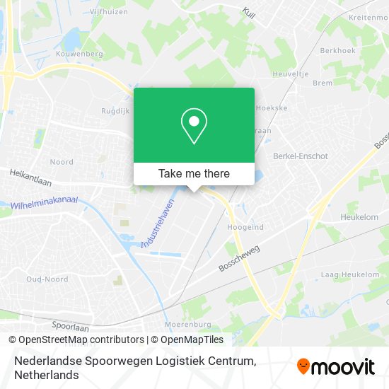 Nederlandse Spoorwegen Logistiek Centrum map