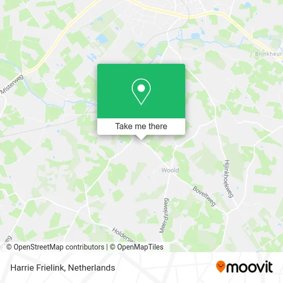 Harrie Frielink map