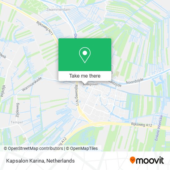 Kapsalon Karina map