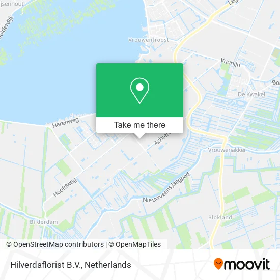 Hilverdaflorist B.V. Karte