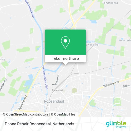 Phone Repair Roosendaal Karte