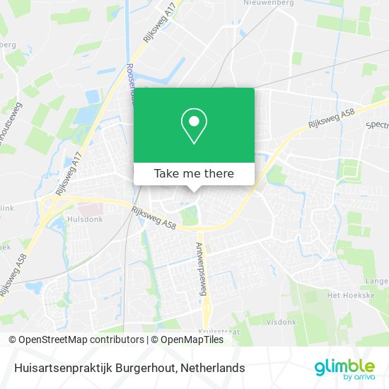 Huisartsenpraktijk Burgerhout map