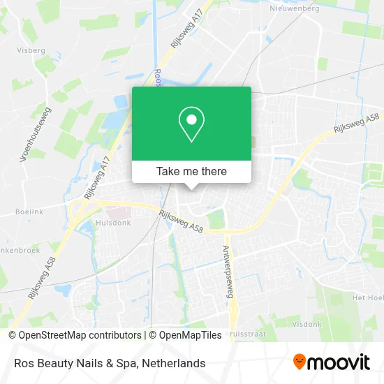Ros Beauty Nails & Spa map