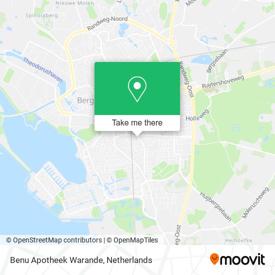 Benu Apotheek Warande map