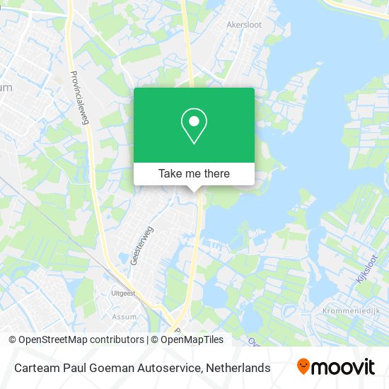 Carteam Paul Goeman Autoservice map