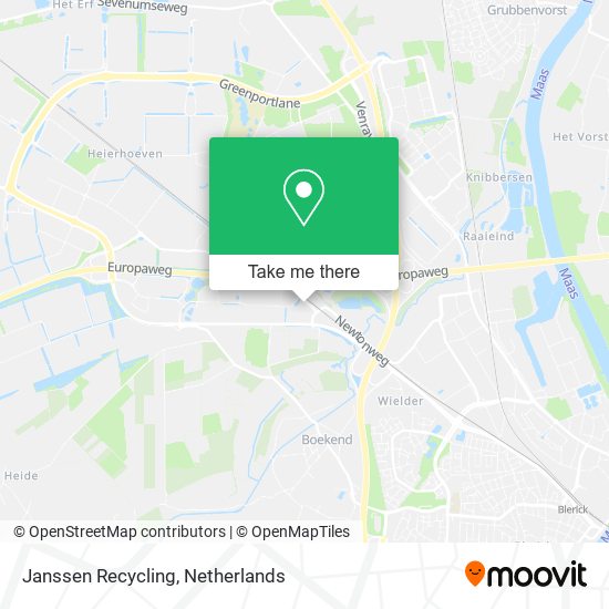 Janssen Recycling map