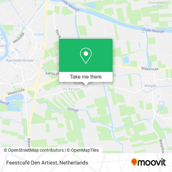 Feestcafé Den Artiest map