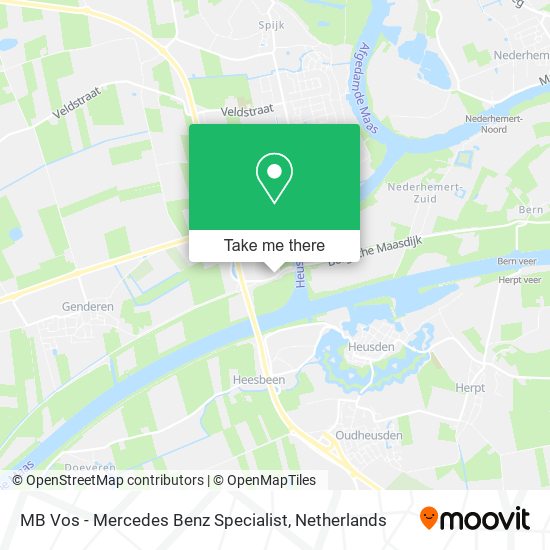 MB Vos - Mercedes Benz Specialist Karte