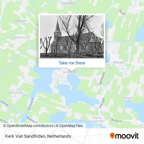 Kerk Van Sandfirden map