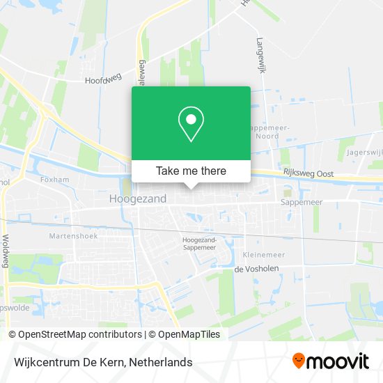 Wijkcentrum De Kern map