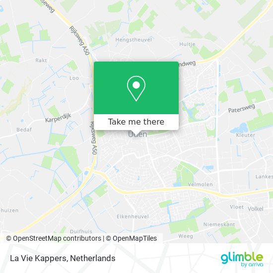 La Vie Kappers map