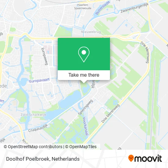 Doolhof Poelbroek map