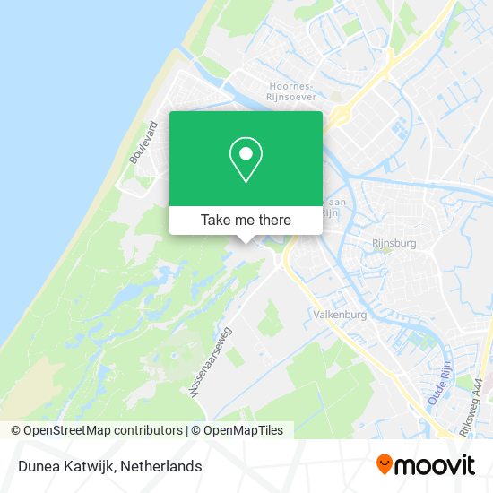 Dunea Katwijk Karte