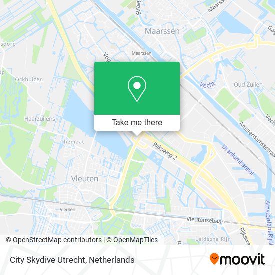 City Skydive Utrecht map