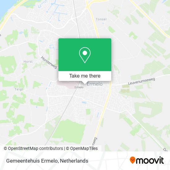 Gemeentehuis Ermelo map