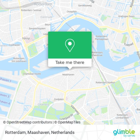 Rotterdam, Maashaven map