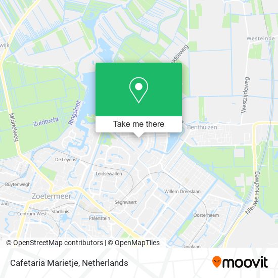 Cafetaria Marietje map