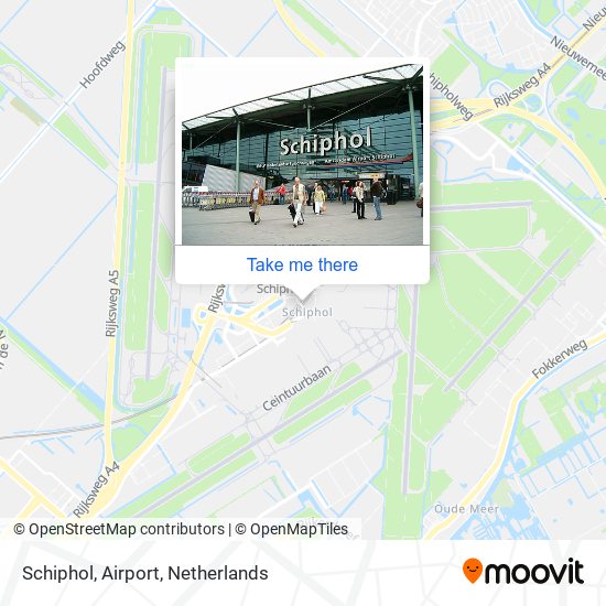 Schiphol, Airport map